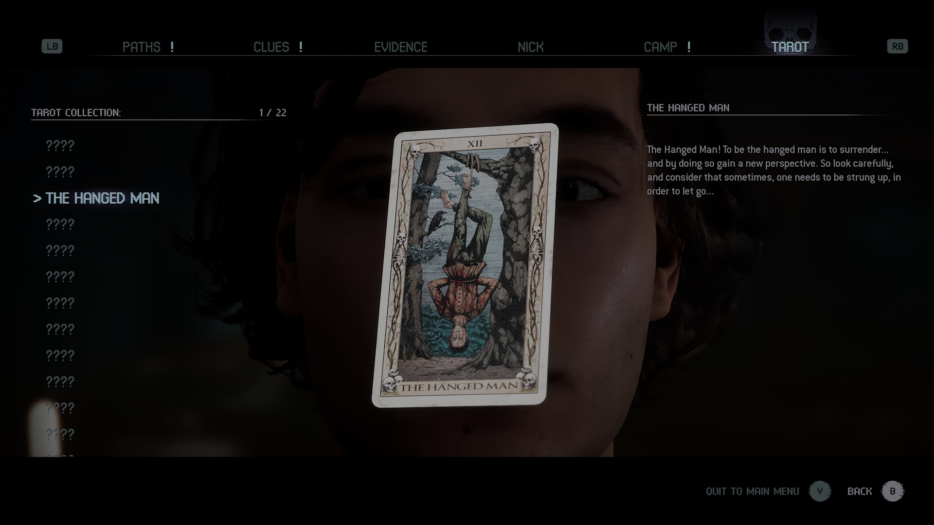 The Quarry Tarot Cards locations